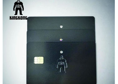 Inlay διαμαντιών χάλυβα κάρτα μετάλλων RFID με το προσαρμοσμένο τσιπ λογότυπο επαφών