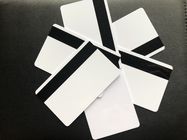 Κενές άσπρες στιλπνές πλαστικές επαγγελματικές κάρτες PVC με Hico μαγνητικά 85.5x54x0.76mm